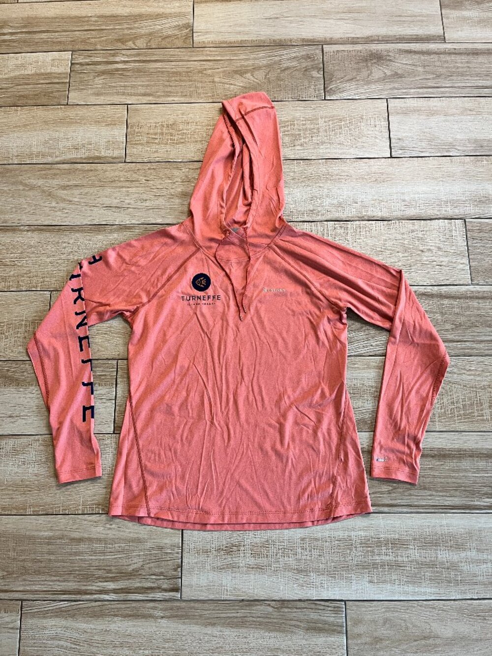 Womens Simms Peach Athletic Hoodie - S